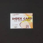 Signature Index Card 25's