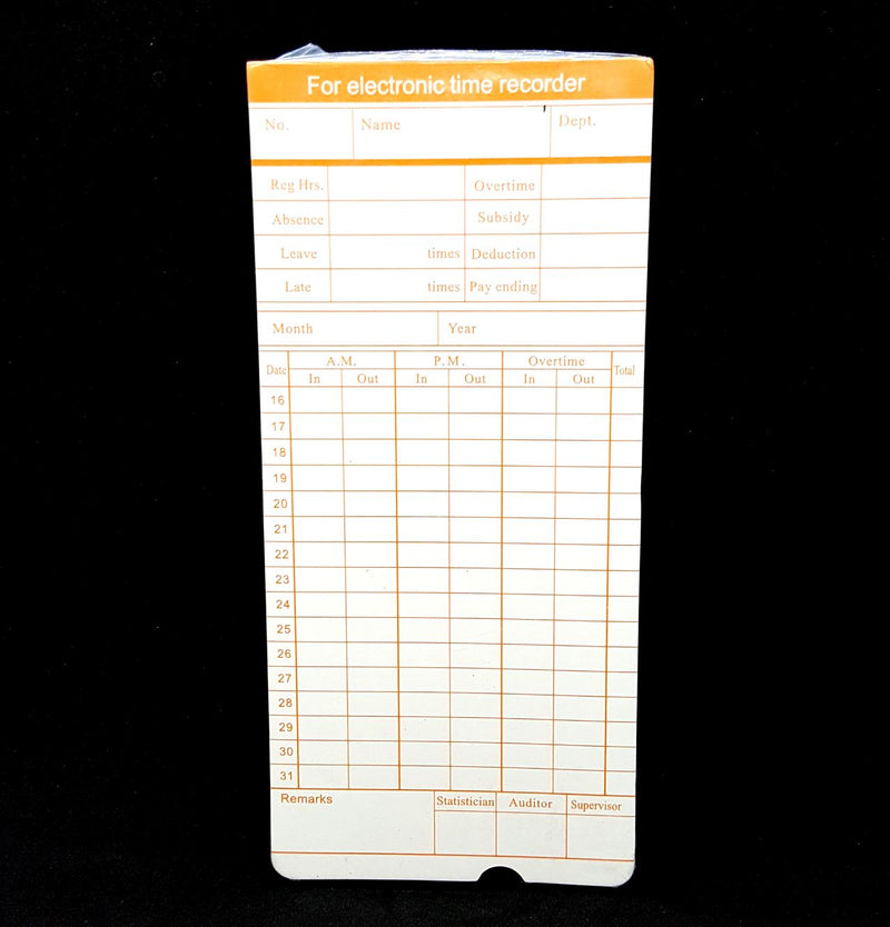 Uni 700 Time Card 50's
