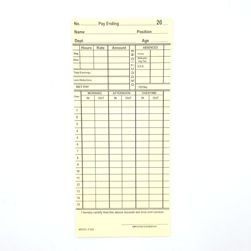 Punchcard Pack of 1's
