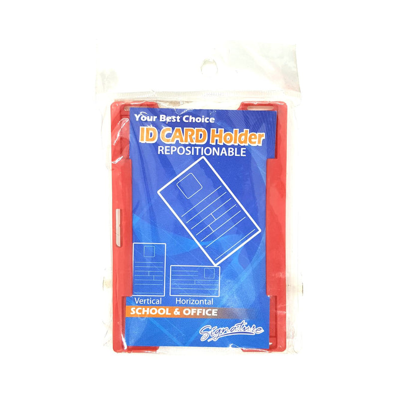 Signature Repositionable ID Case / Holder Colored