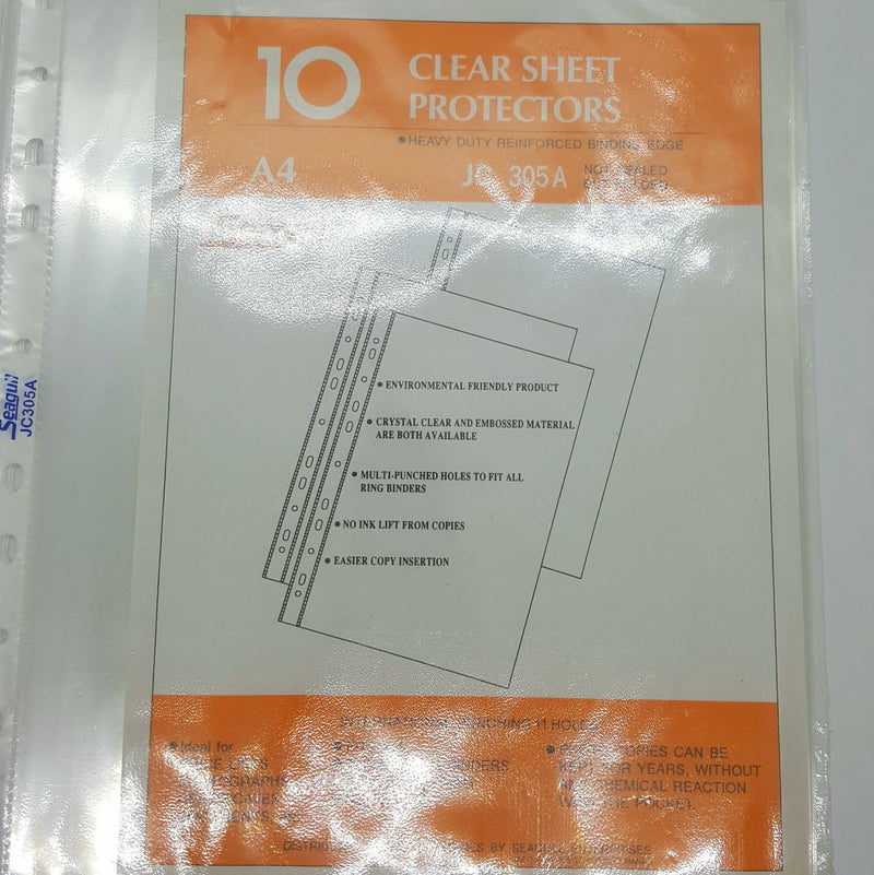 Seagull Binder Refill 3 Rings A4 Size 10's