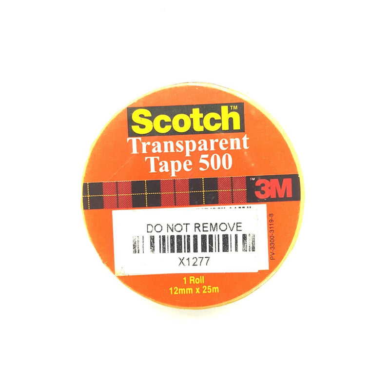 3M #500 Scotch Transparent Tape 12mmx25m