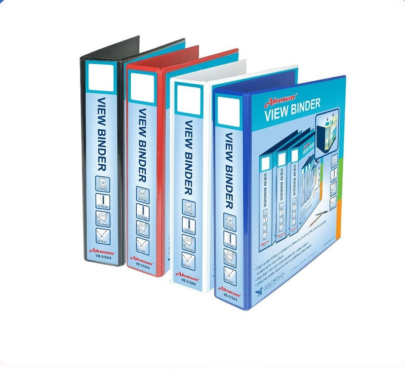 Adventure 1.5"3 Rings View Binder A4 Size (ArchFile)