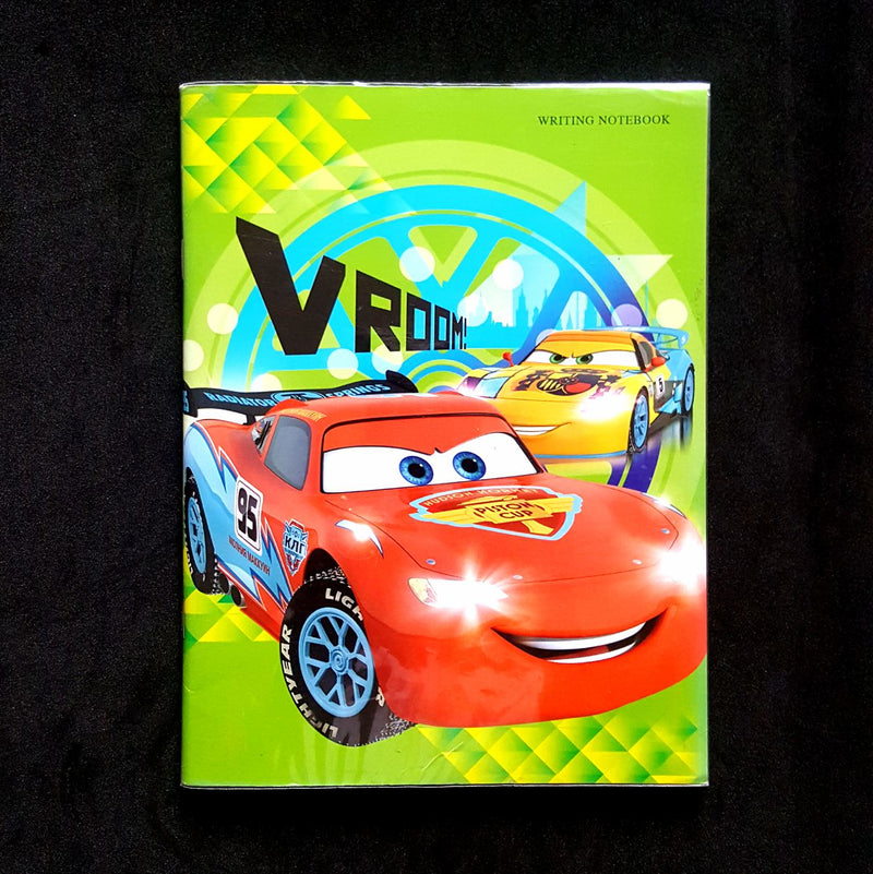 Avanti Writing Notebook 80Lvs with Margin / Plastic (Disney/Car)