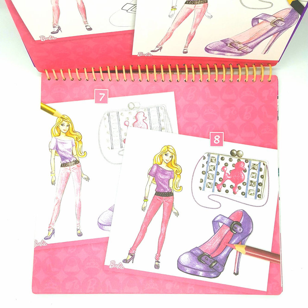 Barbie sketch portfolio on sale