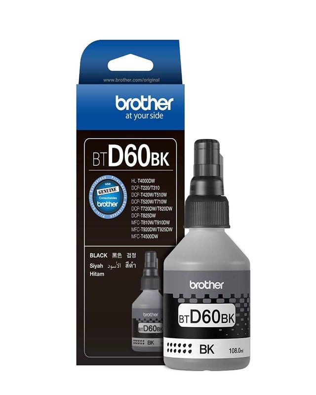 Brother BTD60BK Black Ink Bottle