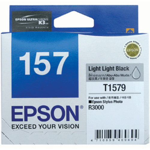 Epson 157 T1579 Light Light Black Genuine Ink Cartridge C13T157990