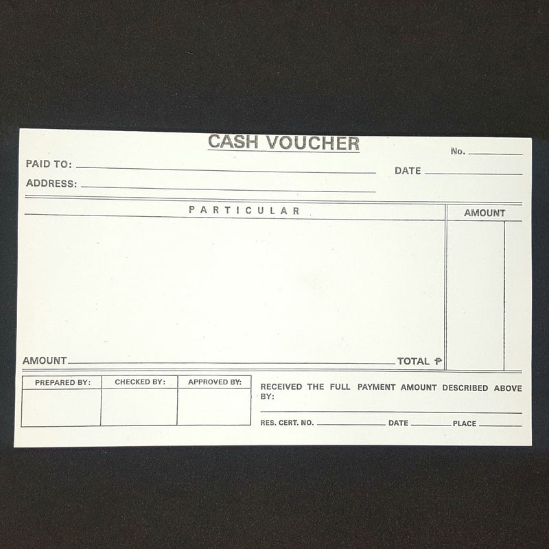 Cash Voucher