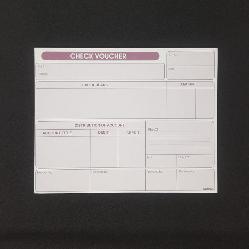 Check Voucher Duplicate
