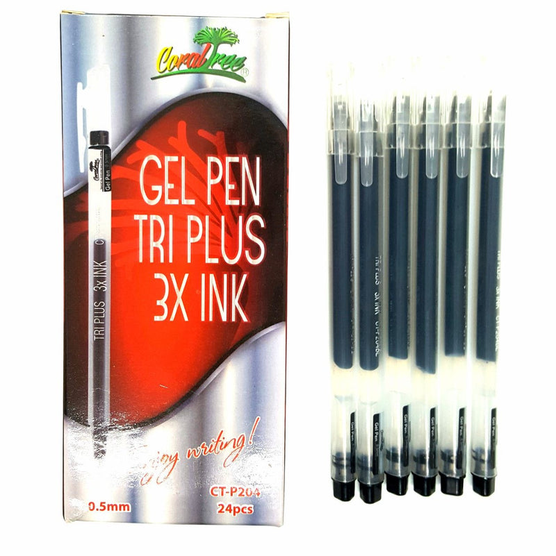 Coral Tree GelPen TRI PLUS 3X Ink Series 0.5mm CT-P204