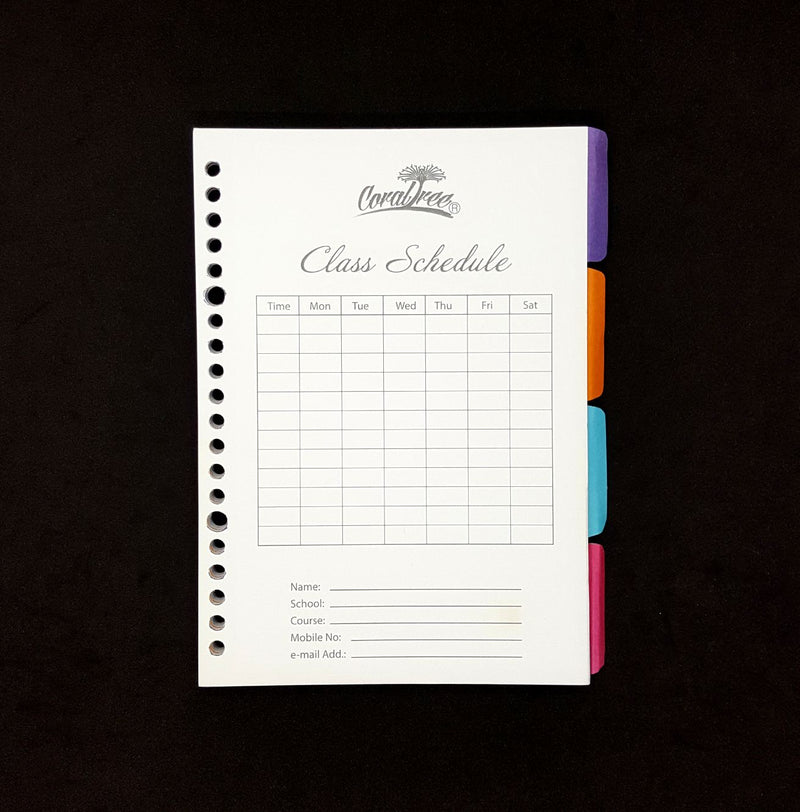Coral Tree Ring Binder Refill