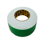 Crocodile Double Sided Tape With Foam Green 1" x 5M. Big Core