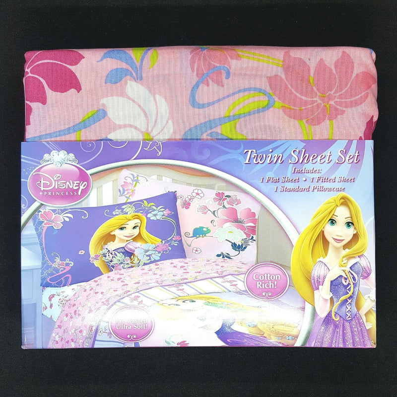 Disney Princess Twin Sheet Set (Tangled) Bedding