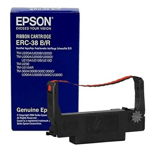 Epson C43S015376 (ERC-38-BR) Nylon black+red