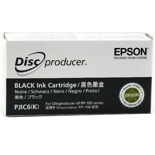 Epson PJIC6-C13S020452 Black Ink Cartridge (1-Pack) for Disc Producer PP-100