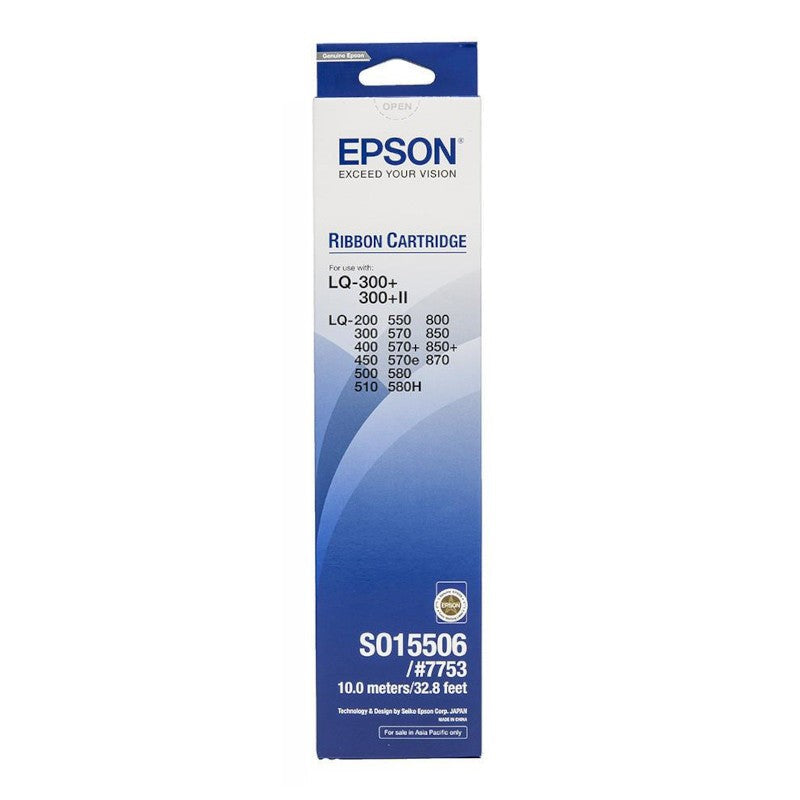 Epson S015506 #7753 Ribbon Cartridge