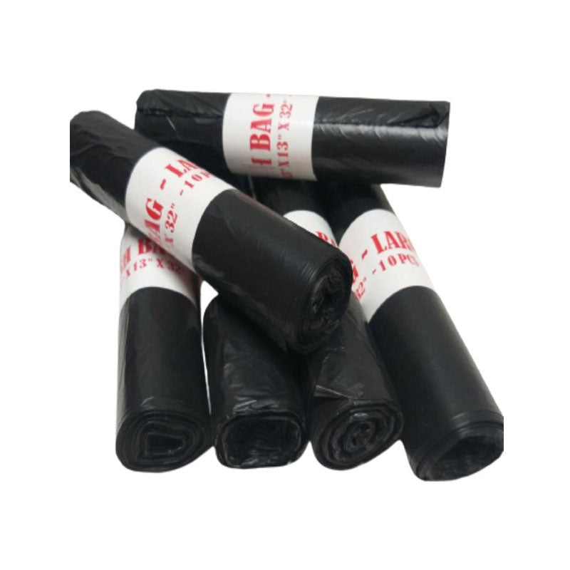Garbage Bag Large Black Pack of 10's