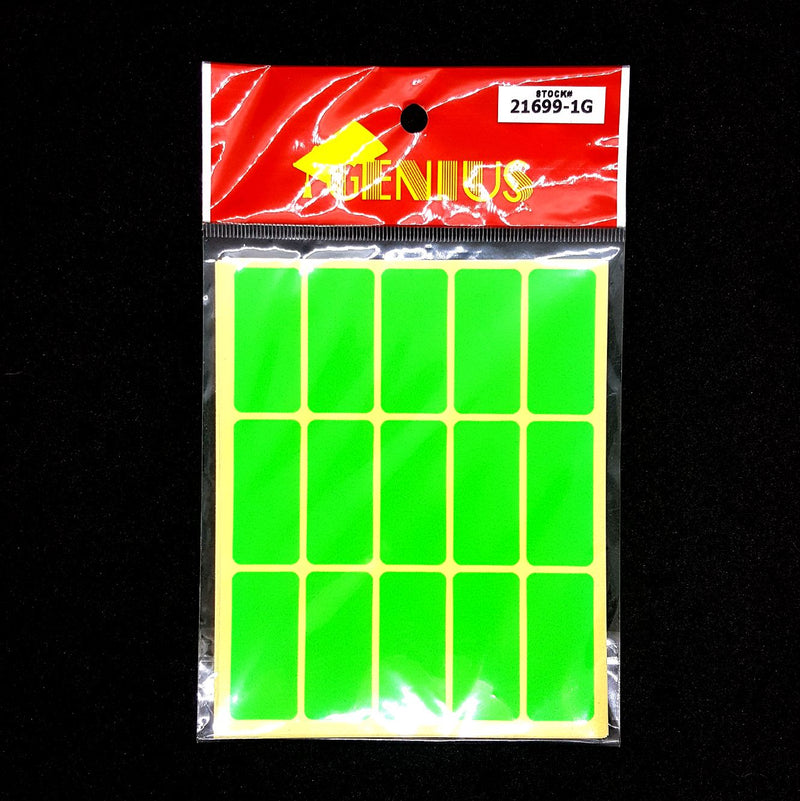 Genius Sticker Paper Matte Rectangle 21699-1