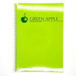 Green Apple Spiral Notebook 80 Leaves