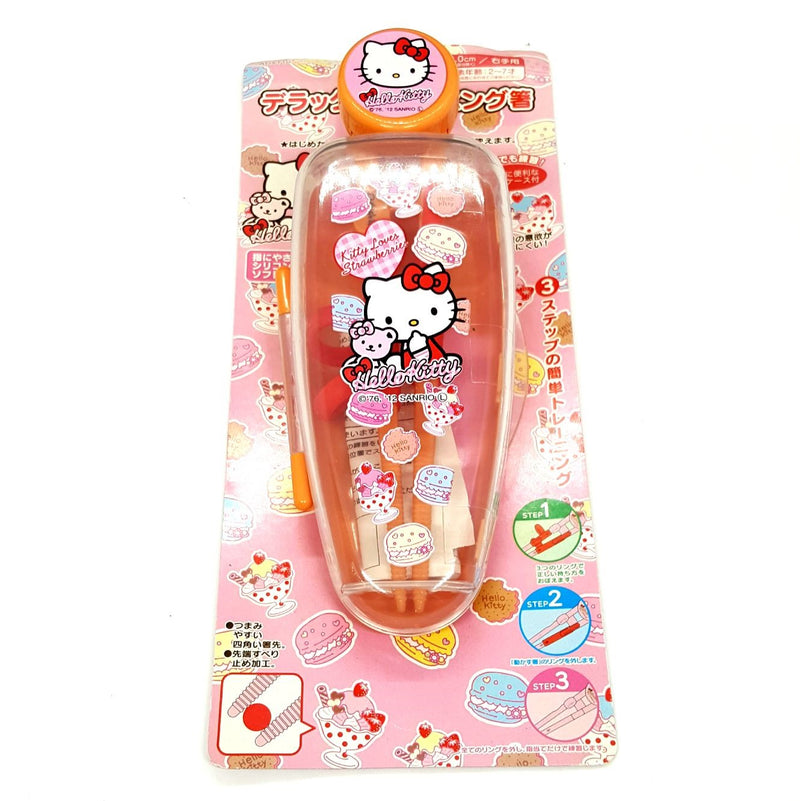 Hello Kitty Chopstick Training Red with Case