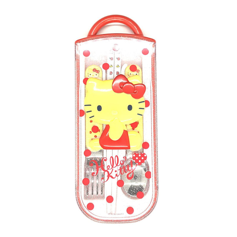 Hello Kitty Cutlery Set Red