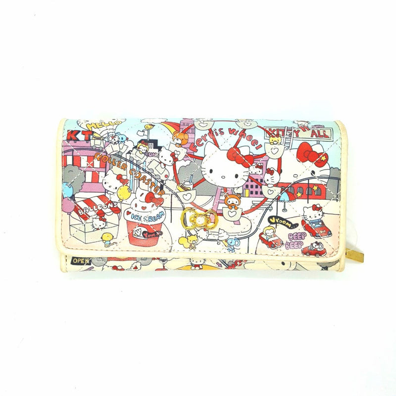 Hello Kitty Long Wallet white carnival