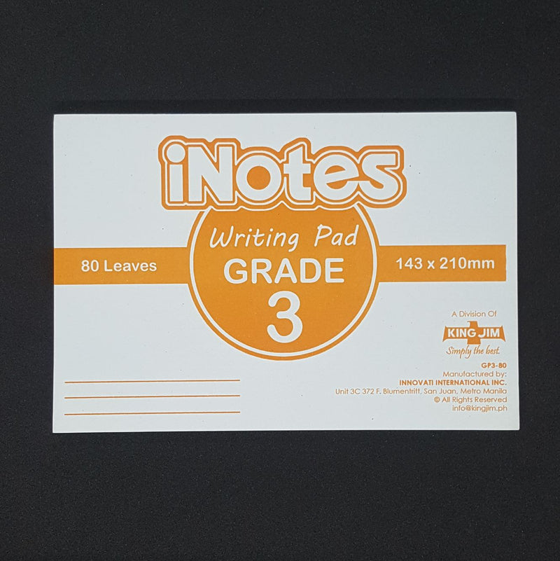 Inotes Grade 3 Pad 80 Leaves