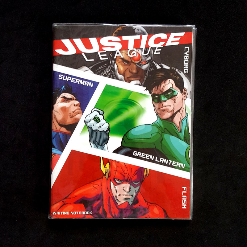 Inotes Justice League Writing Notebook 200mmx148mm 80 Lvs with Plastic Cover