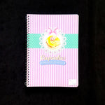 King Jim Cupcakes Premium Quality Spiral Composition Notebook 212 x 149mm 80 Leaves (KCC-80)