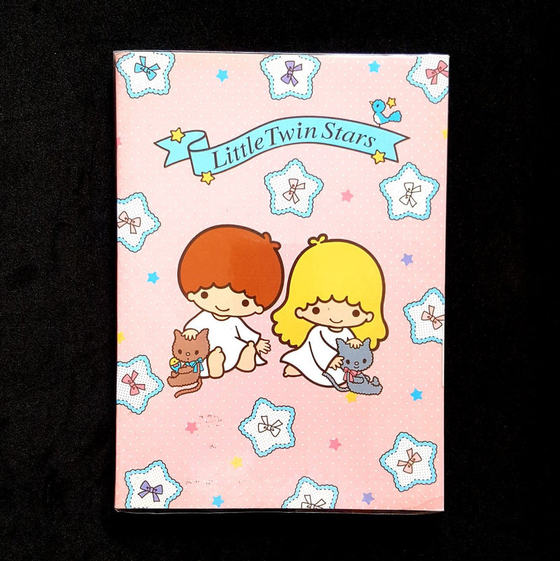 Little Twin Star Writing Notebook 80Lvs with Plastic Cover