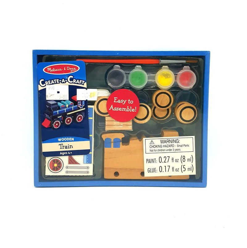 Melissa & Doug Create A Craft Wooden Train #4576
