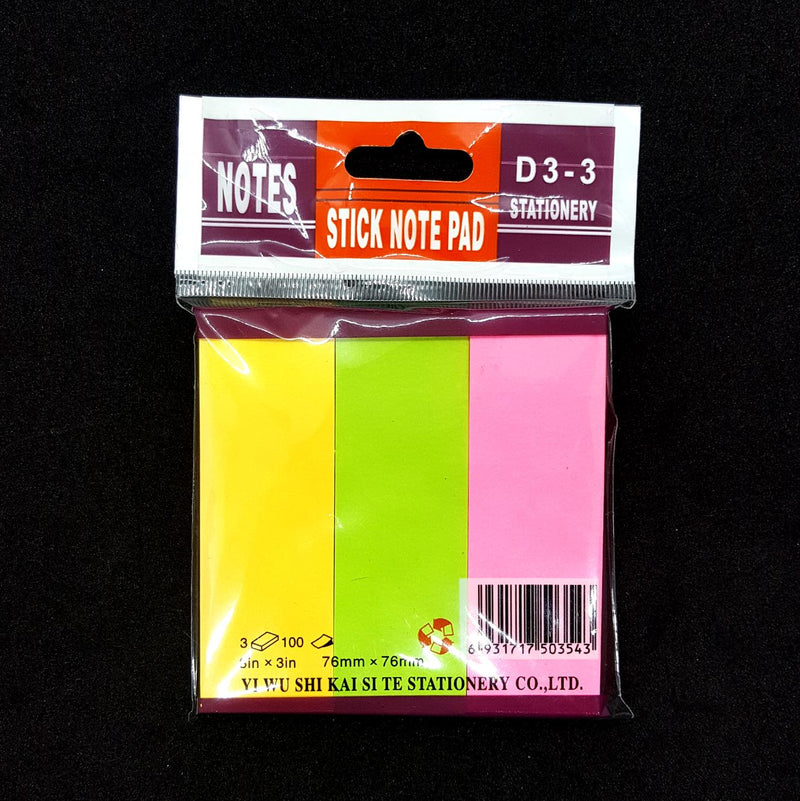 Memo Note D3