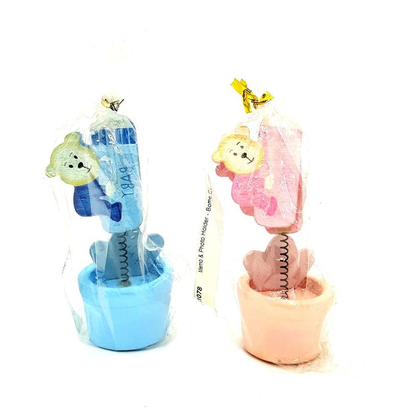 Memo & Photo Holder - Bottle CL (Per Color)
