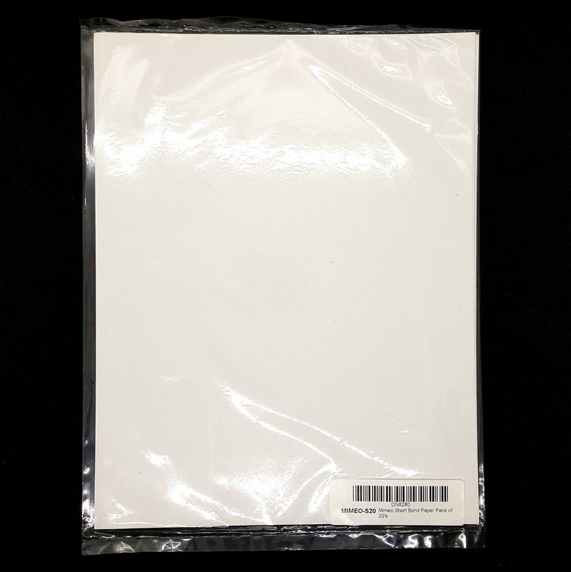 Mimeo Short Bond Paper Pack of 20's