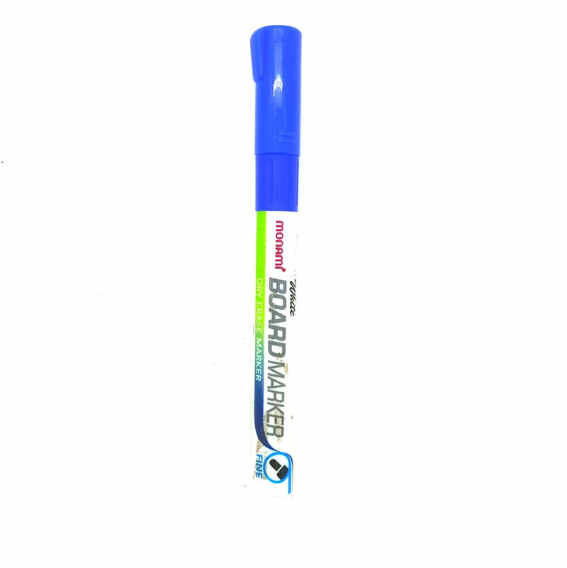 Monami White Board Marker Fine Blue