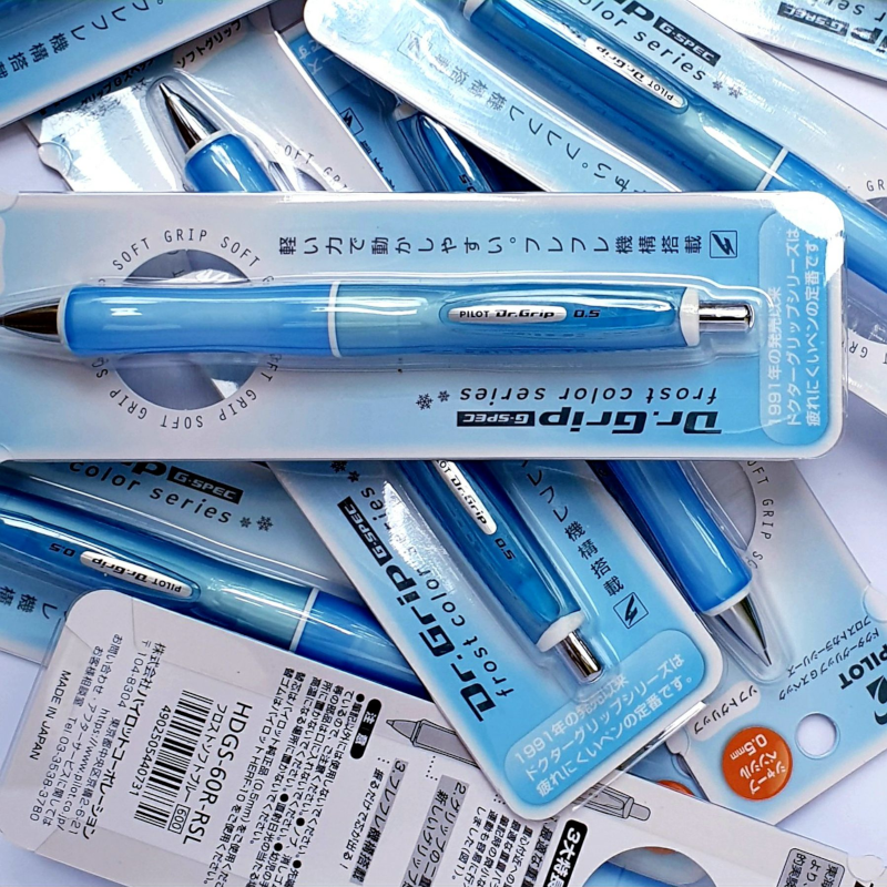 Pilot Dr Grip G-Spec Mechanical Pencil 0.5mm Frost Soft Blue Body