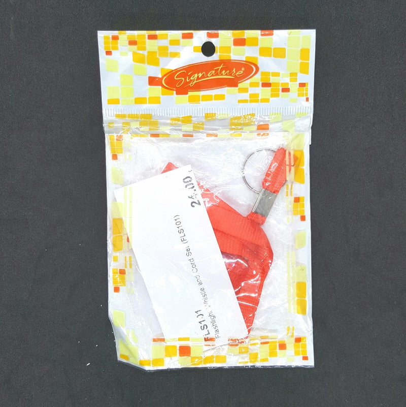 Signature Flashlight Whistle and Cord Set (FLS101)