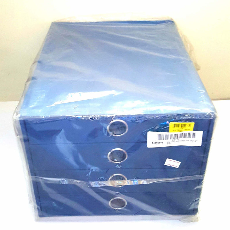 Starfile Multi Tray 4 Drawers Arlin Midnight Blue