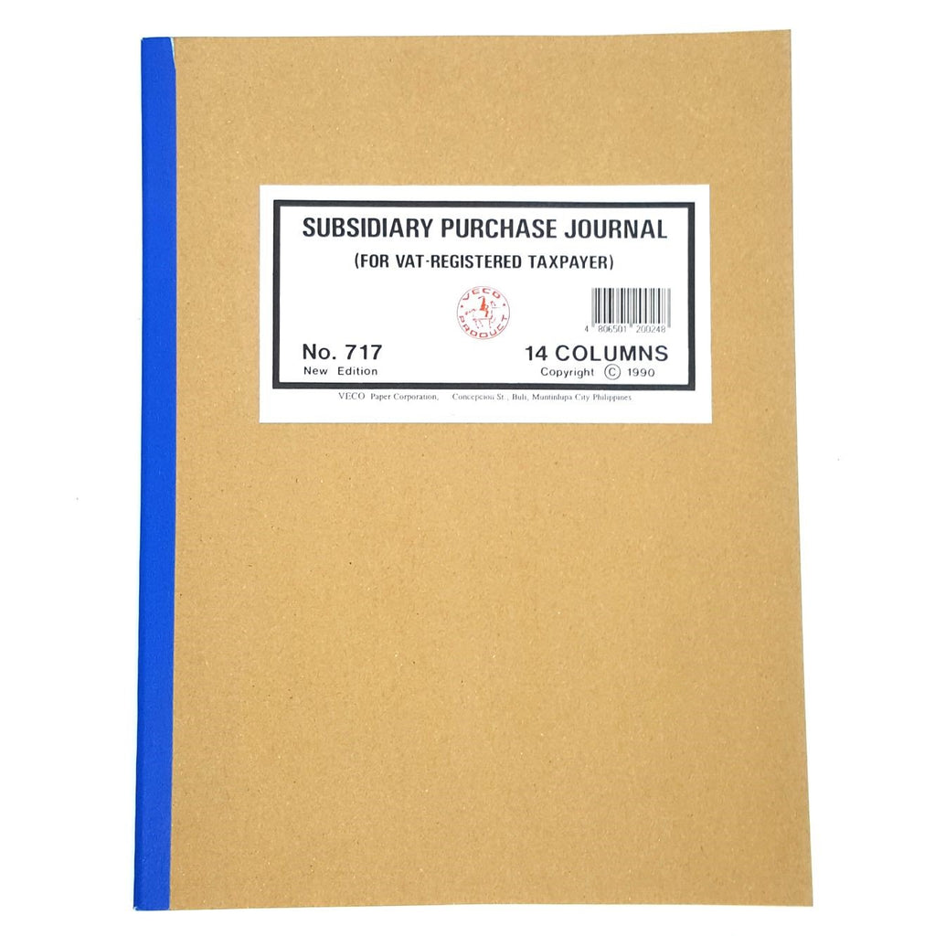 Veco Subsidiary Purchases Journal Columnar Notebooks – [OFFICEMONO]