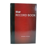 Star Stitched Record Book (Red)