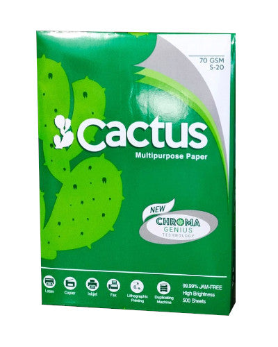 Cactus Multi Purpose Paper 70gsm F4/Long (8.5" x 13")