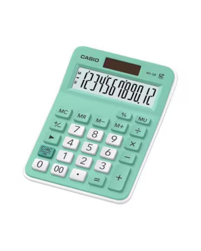 Casio MX-12B-GN Desktop Calculator 12 digits Green (Solar & Battery)