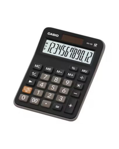 Casio MX-12B Desktop Calculator 12 digits Black (Solar & Battery)