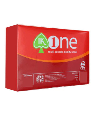IK One Multi Purpose Quality Paper 80gsm A4 (210mm x 297mm)