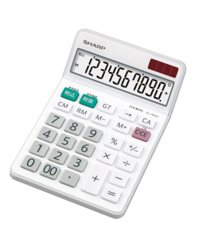 Sharp EL-N431X Calculator 10 digits white (Solar & Battery)