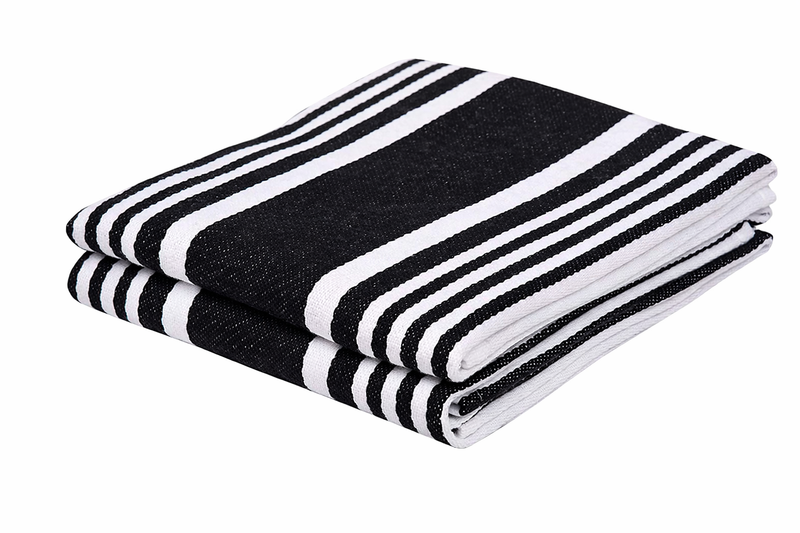 100% Cotton Striped Dish Clothes