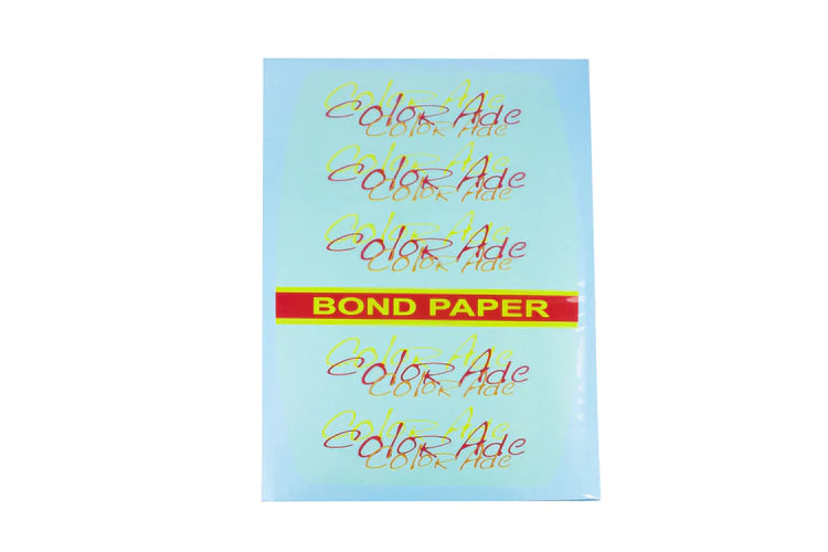 Color Ade Short Size 56gsm Colored Bond Paper 500Sheets