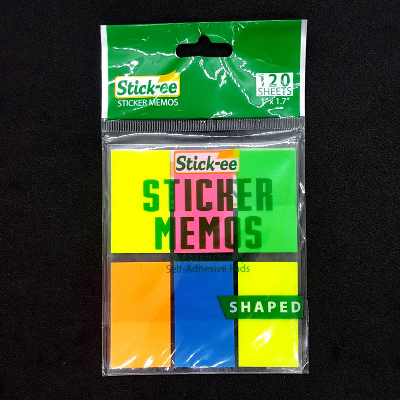Stick-ee Sticker Memos 1"x1.7" 120's
