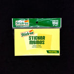 Stick-ee Pad 3x5"   100 sheets  PASTEL