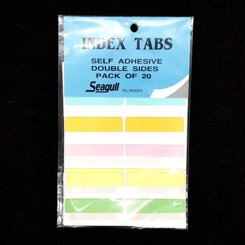 Seagull Index Tabs 20's